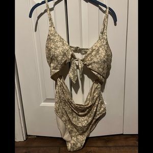 One piece bathing suit